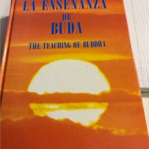 Orange and Yellow 'The Teaching of Buddha' Book